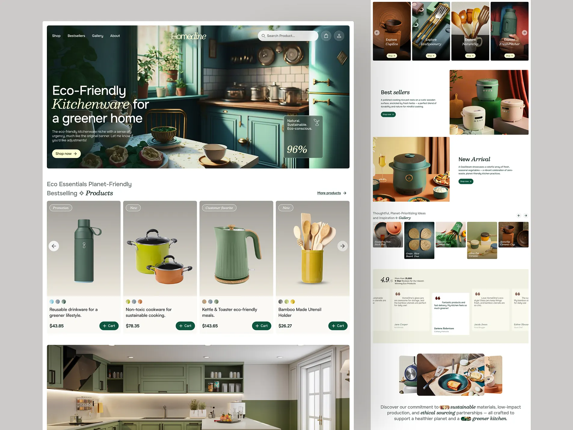 E-Commerce Store website design