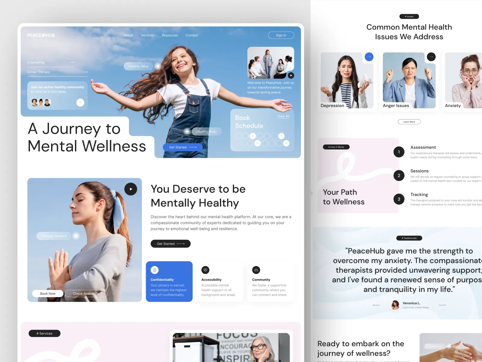 Wellness Clinic website design