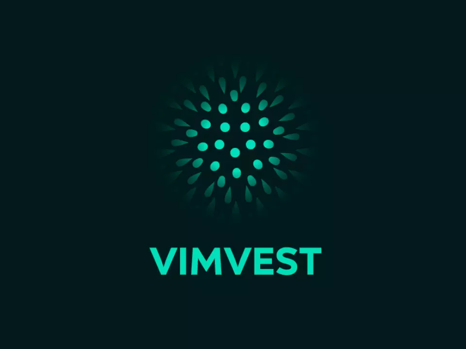 Vimvest logo design